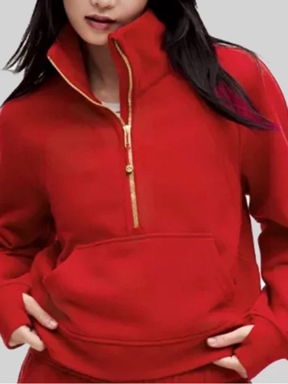 Lululemon Lunar New Year 2025 Scuba Funnel Neck– Red – XS/S